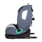 ISOFIX-es 360 -ban forgatható Mama Kiddies iSize Journey biztonsági autósülés (40–150 cm) szürke színben ajándék napvédővel