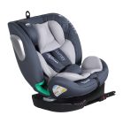 ISOFIX-es 360 -ban forgatható Mama Kiddies iSize Journey biztonsági autósülés (40–150 cm) szürke színben ajándék napvédővel