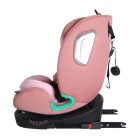 ISOFIX-es 360 -ban forgatható Mama Kiddies iSize Journey biztonsági autósülés (40–150 cm) pink színben ajándék napvédővel
