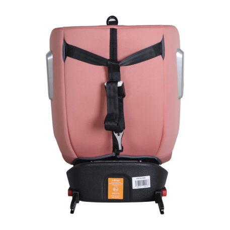 ISOFIX-es 360 -ban forgatható Mama Kiddies iSize Journey biztonsági autósülés (40–150 cm) pink színben ajándék napvédővel