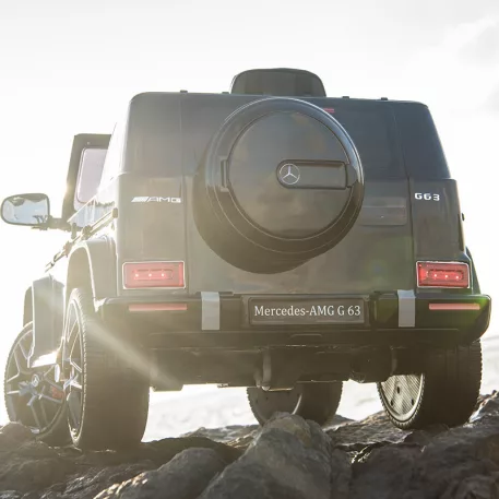 Mercedes-Benz G63 elektromos terepjáró távirányítóval fekete színben