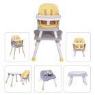 Mama Kiddies Denver 6az1-ben multifunkciós etetőszék sárga színben ajándék játékkészlettel