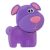 Baby Mix detské hryzátko - fialový psík