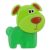 Baby Mix detské hryzátko - zelený psík