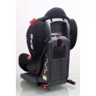 ISOFIX  Mama Kiddies Angel Wings (9-25 Kg) autósülés protektorral fekete-szürke
