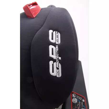 ISOFIX  Mama Kiddies Angel Wings (9-25 Kg) autósülés protektorral fekete-szürke