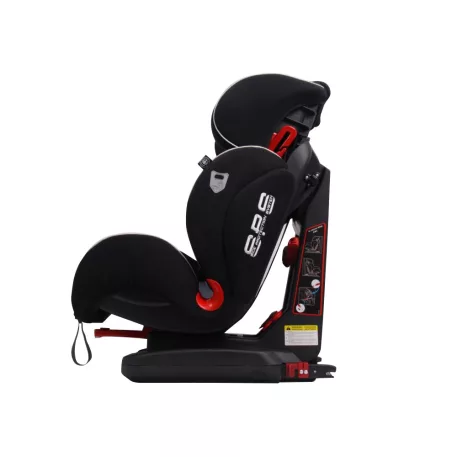 ISOFIX  Mama Kiddies Angel Wings (9-36 Kg) autósülés protektorral fekete