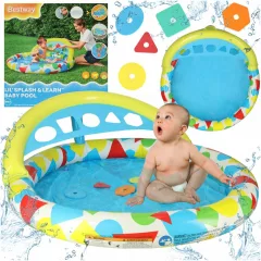  Bestway 52378 felfújható gyermek pancsolómedence párnával – 120 cm