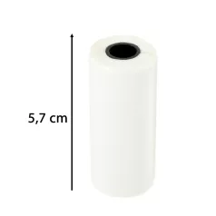   Öntapadó hőpapír tekercs mini nyomtatóhoz - 5,7 cm x 4,5 m - 5 darab