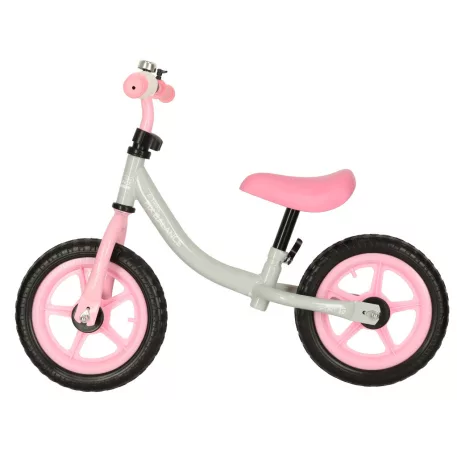 Trike Fix Balance Futóbicikli - fehér-rózsaszín, 80-108 cm