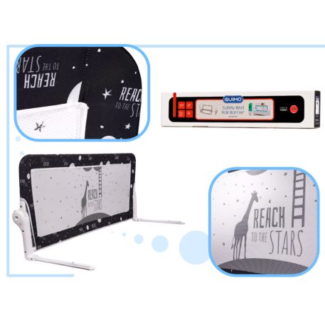 Leesésgátló 150 cm fekete színben