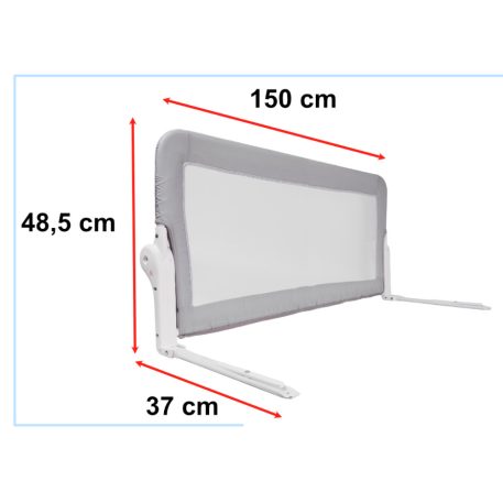 Leesésgátló 150 cm szürke színben