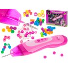 Gyöngyfűző készlet hajgyöngy fonat készítéshez (78 gyönggyel)