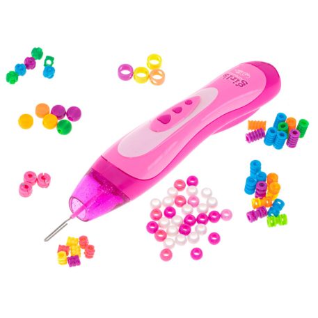 Gyöngyfűző készlet hajgyöngy fonat készítéshez (78 gyönggyel)