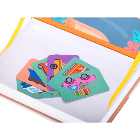 Hordozható mágneses puzzle - járművek