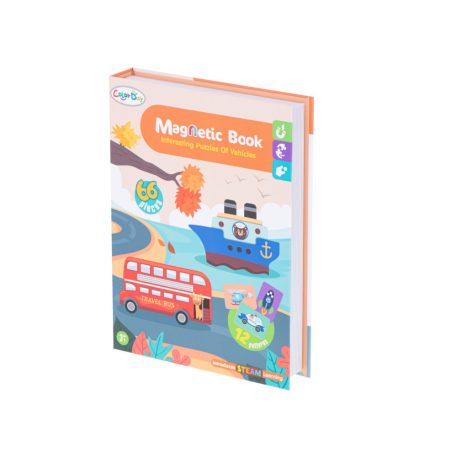 Hordozható mágneses puzzle - járművek