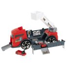 2 az 1-ben tűzoltóautó és garázs, 2 autóval