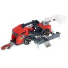 2 az 1-ben tűzoltóautó és garázs, 2 autóval