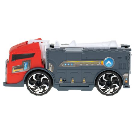 2 az 1-ben tűzoltóautó és garázs, 2 autóval