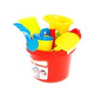 Műanyag homokozószett élénk színekben