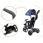 Fix Lite 3in1 tricikli szülőkormánnyal és lábtartóval kék színben (360°-ban forgatható ülés)