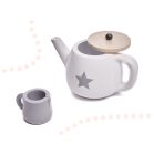 Fából készült 2 személyes játék teáskészlet