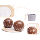 Fából készült 2 személyes játék teáskészlet