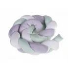 Fonott rácsvédő Zöld-szürke-fehér 7x100 cm