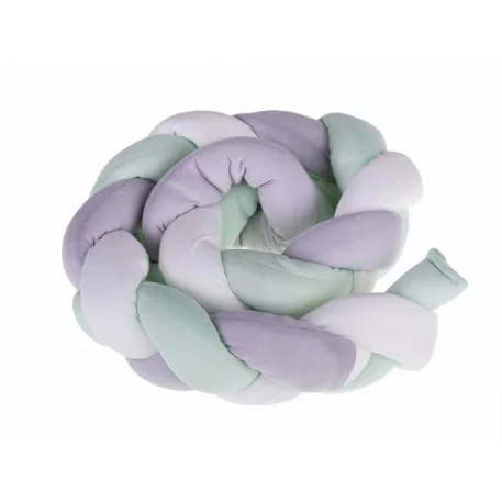 Fonott rácsvédő Zöld-szürke-fehér 7x100 cm