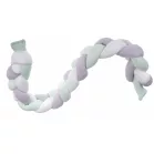 Fonott rácsvédő Zöld-szürke-fehér 7x100 cm