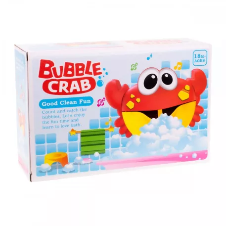 Buborékkészítő rák fürdőjáték