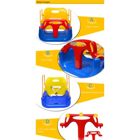 3az1-ben műanyag felfüggeszthető kerti hinta