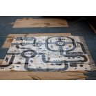 Játszószőnyeg város, vízálló 130 x 100 cm