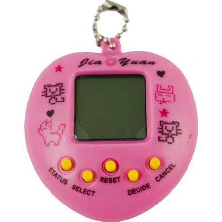 49 az 1-ben Tamagotchi virtuális allatka játék alma formában - rózsaszín