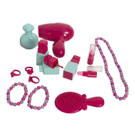 Busz alakú kozmetikai szett kiegészítőkkel