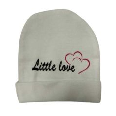 Csecsemő sapka - lányos