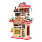 Mama Kiddies 46 részes 80 cm magas Happy Kitchen narancssárga-szürke játék babakonyha szett kiegészítőkkel