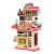 Mama Kiddies 46 részes 80 cm magas Happy Kitchen narancssárga-szürke játék babakonyha szett kiegészítőkkel