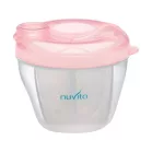 Nuvita tápszertartó doboz - pasztell pink színben 