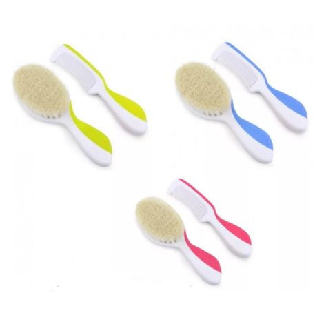 Nuvita fésű és hajkefe szett - kék