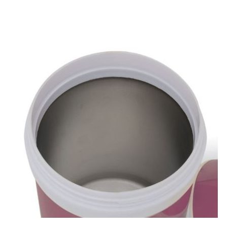 Nuvita acél termosz 750ml - pink pöttyös