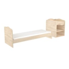 Kombi kiságy - Ággyá alakítható - Borostyán színben