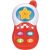 Baby Mix zenélő telefon piros színben