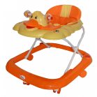 Mama Kiddies oranžové detské chodítko s kačkou