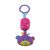 Baby Mix zvonová plyšová hračka - macko, fialový 