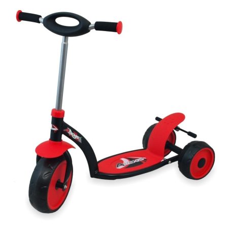 Háromkerekű roller piros színben