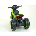 Zöld elektromos rendőrmotor