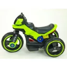 Zöld elektromos rendőrmotor