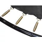 SkyFlyer 304 cm-es profi belső hálós trambulin fekete színben + AJÁNDÉK létra