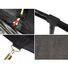 SkyFlyer 304 cm-es profi belső hálós trambulin fekete színben + AJÁNDÉK létra